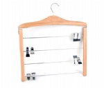 wood clothes hanger