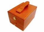 wooden shoe shine box