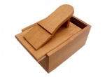 Wooden shoe care box